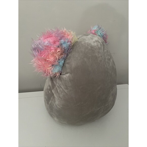 Kelina the Koala Squishmallow Plush Stuffed Animal 18" Gray Rainbow Belly & Ears - Picture 5 of 16